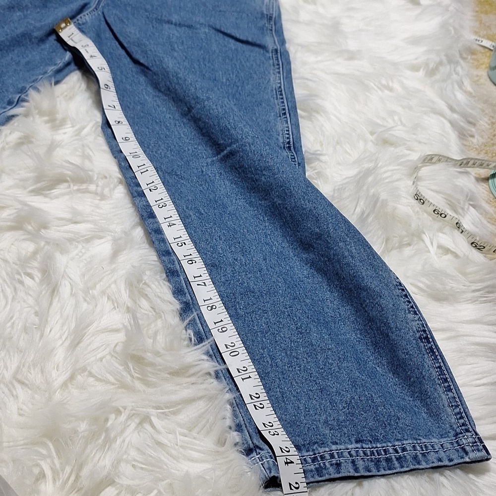 NWT Arizona Jean Co, Med Blue Jeans Overalls ( JUNIOR) - Picture 9 of 10